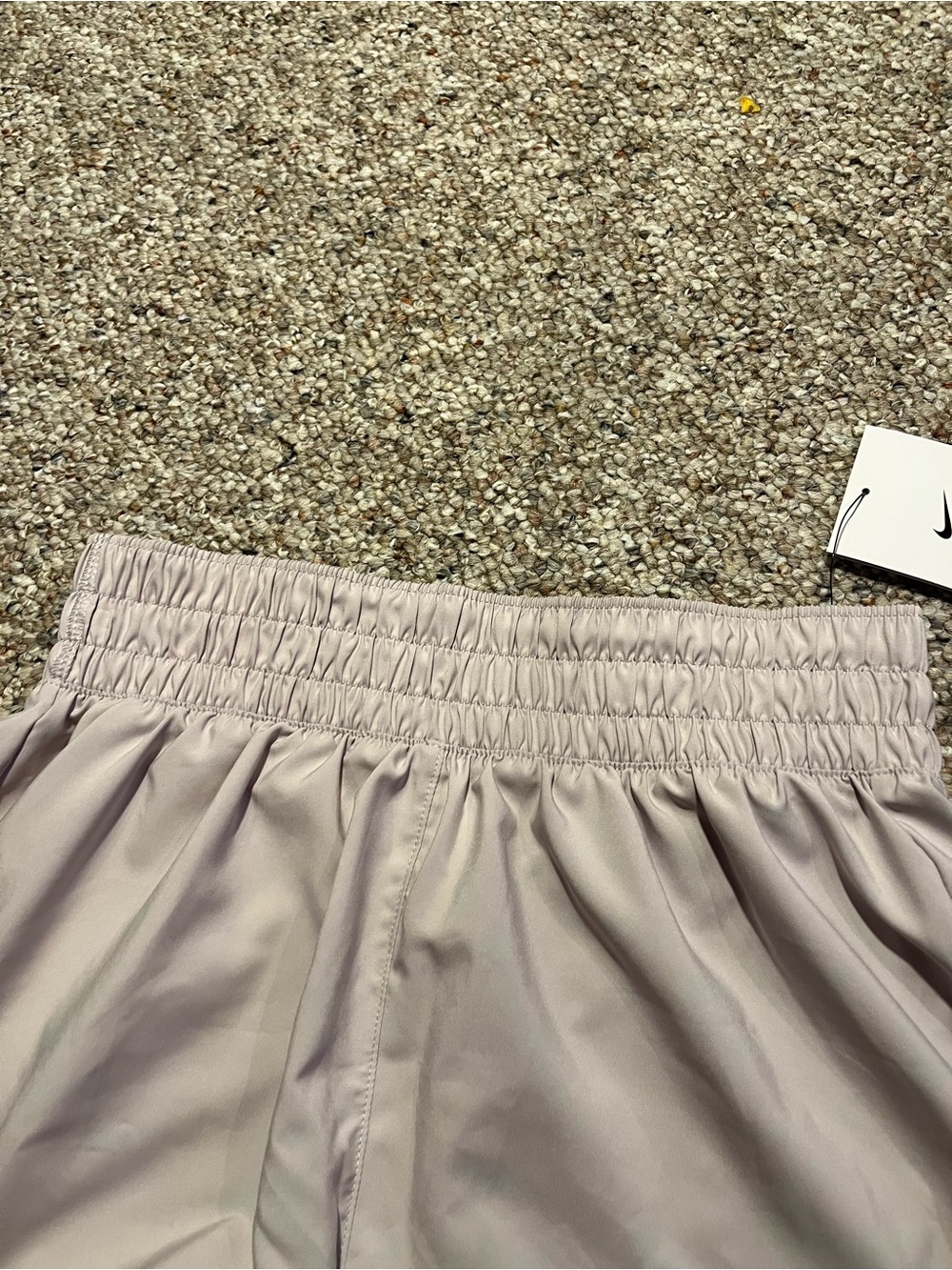 Nike Women's Beige Dri-Fit High Rise 3 in 1 shorts NWT - Picture 4 of 8